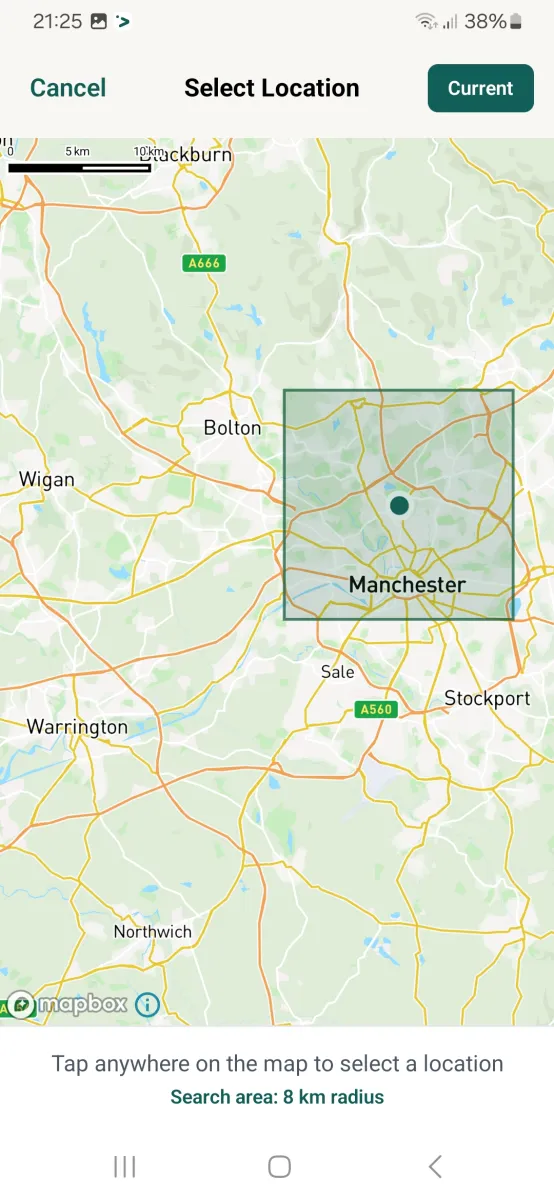 Fladder bird app printscreen