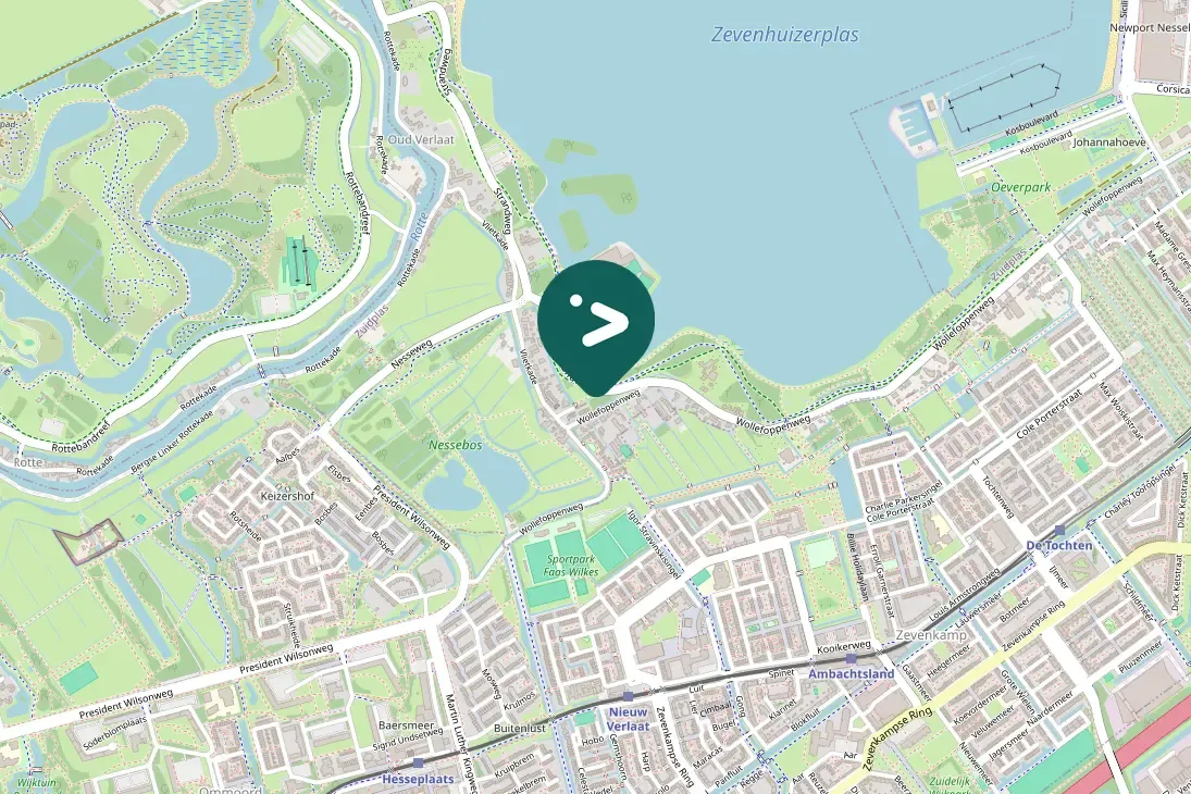 Gespotte Blauwe reiger