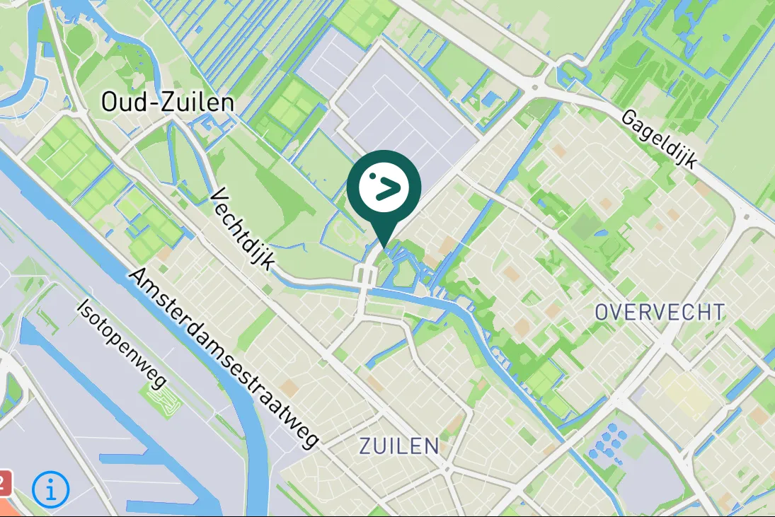 Gespotte Blauwe reiger