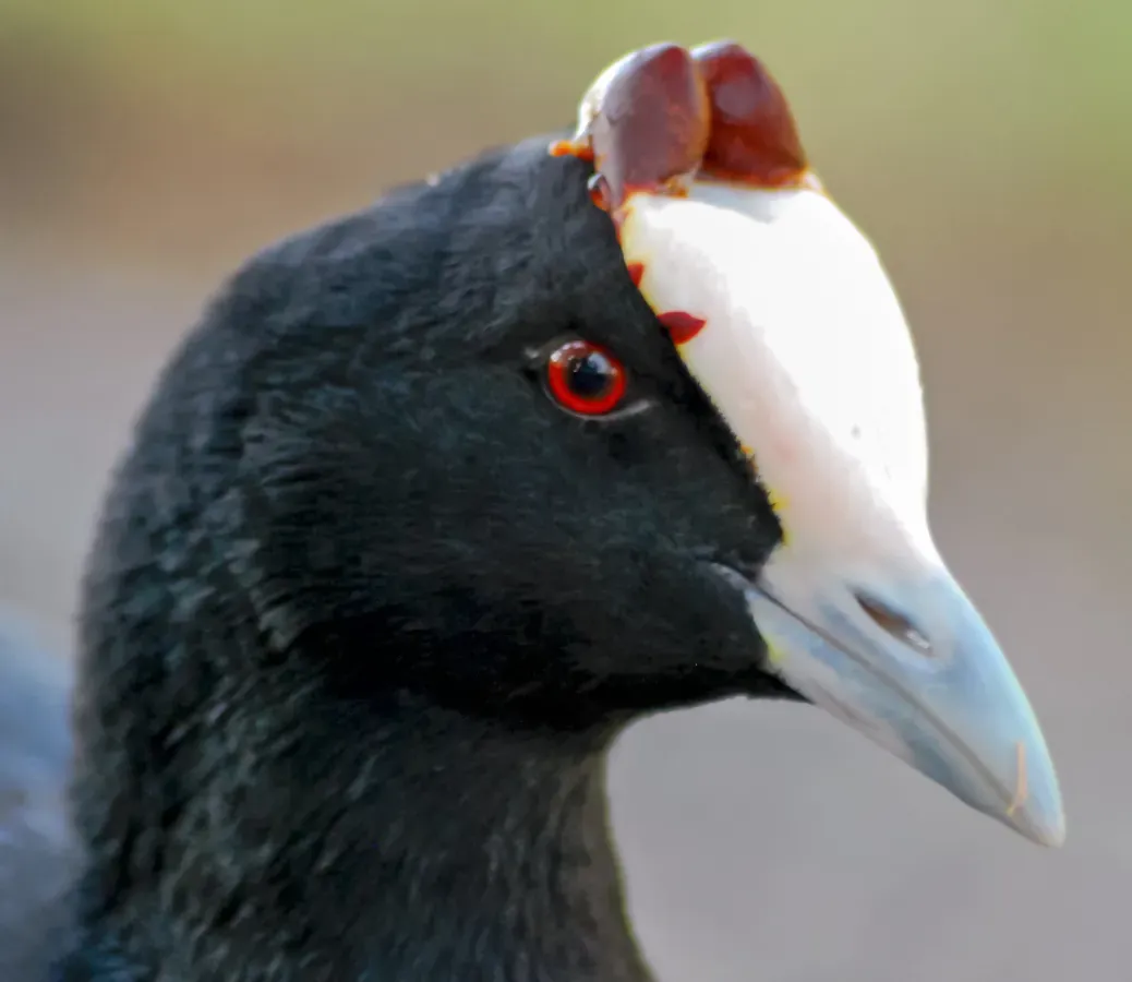 File:Fulica cristata -Cape Town, South Africa -head -adult-8.jpg