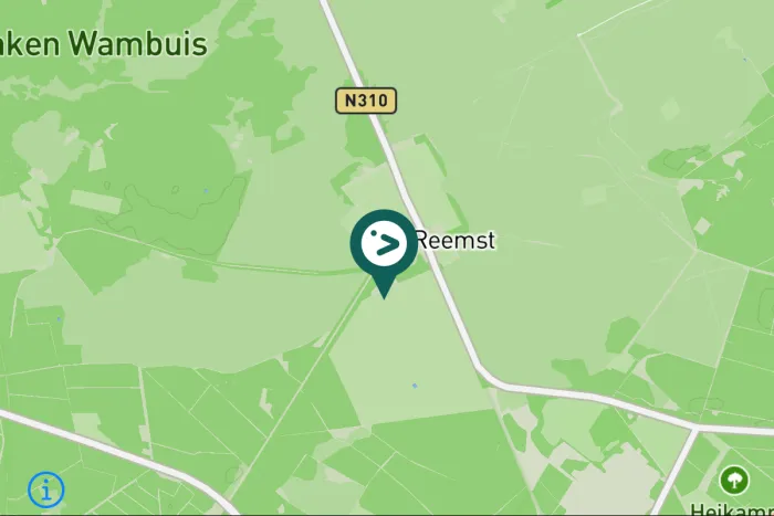 Gespotte Blauwe reiger