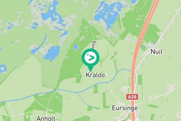 Gespotte Ooievaar
