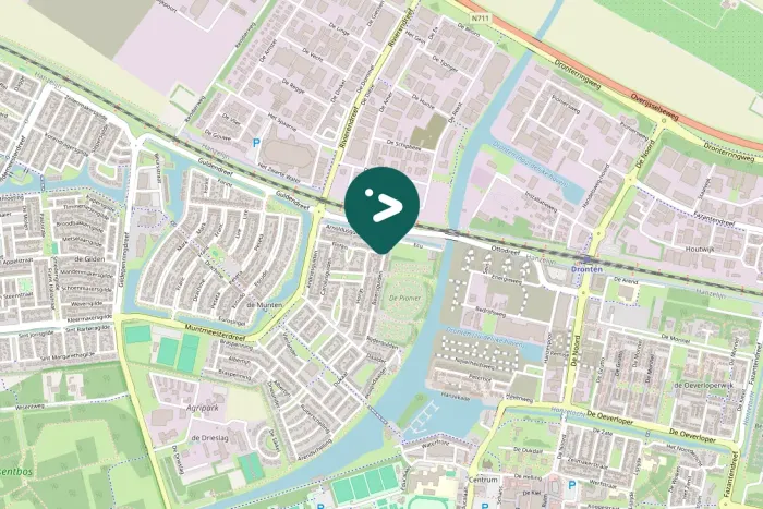 Gespotte Blauwe reiger