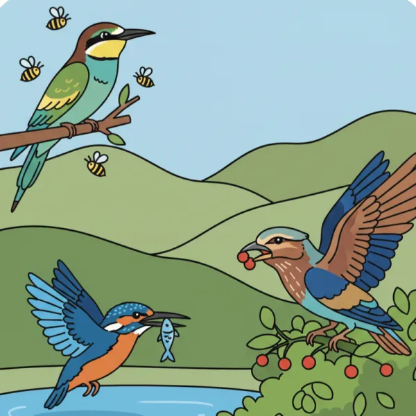 Rollers and Kingfishers spotter