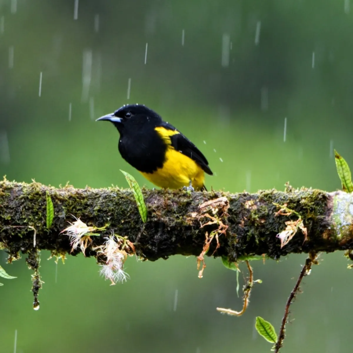 Gespotte Zwartborsttroepiaal